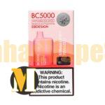 پاد یکبار مصرف تنباکو توت فرنگی الف بار <br><span>ELFBAR Strawberry Tobacco BC5000</span> - Image 2